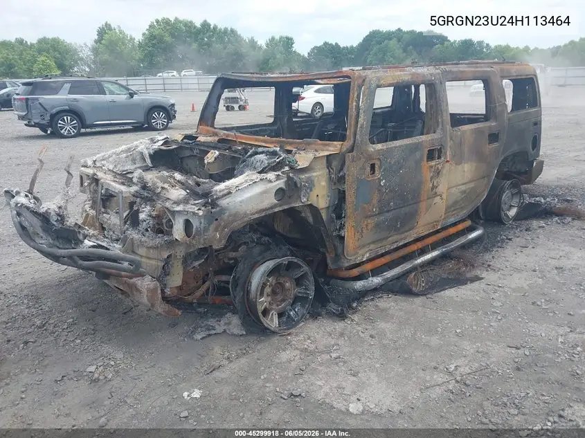 2004 Hummer H2 VIN: 5GRGN23U24H113464 Lot: 45299918