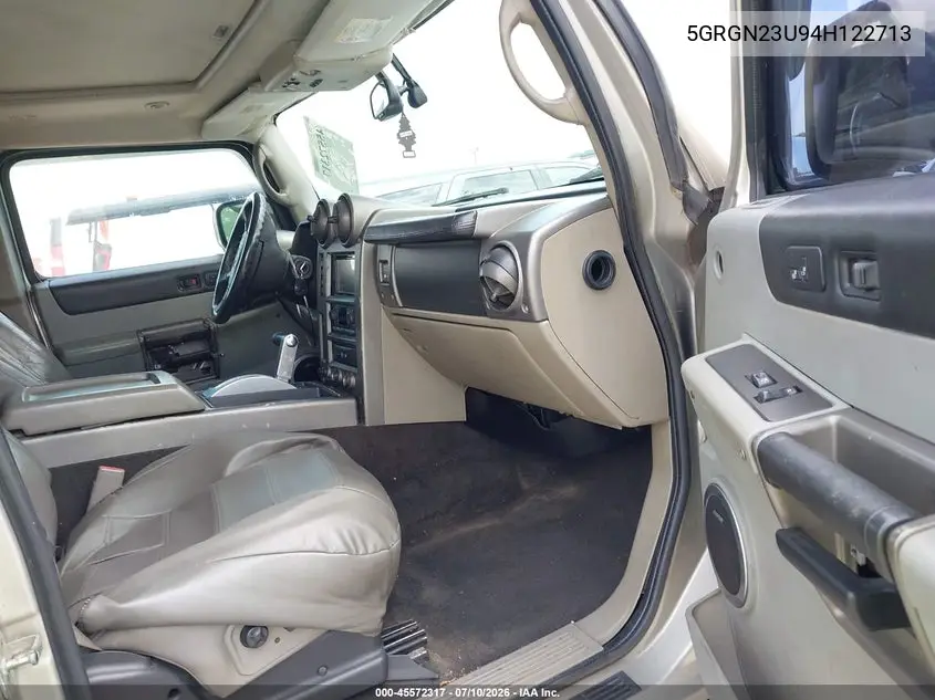 2004 Hummer H2 VIN: 5GRGN23U94H122713 Lot: 45572317