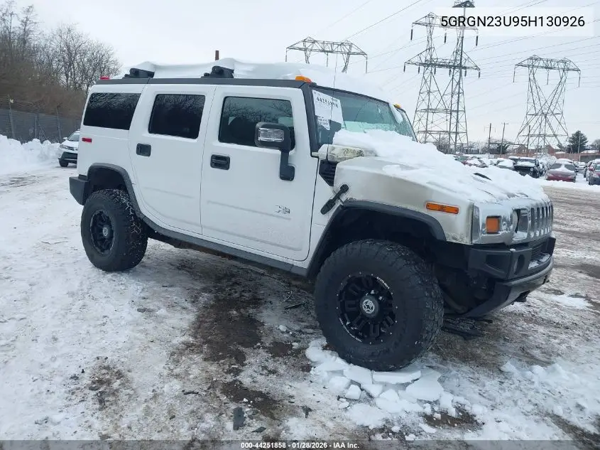 2005 Hummer H2 Suv VIN: 5GRGN23U95H130926 Lot: 44251858
