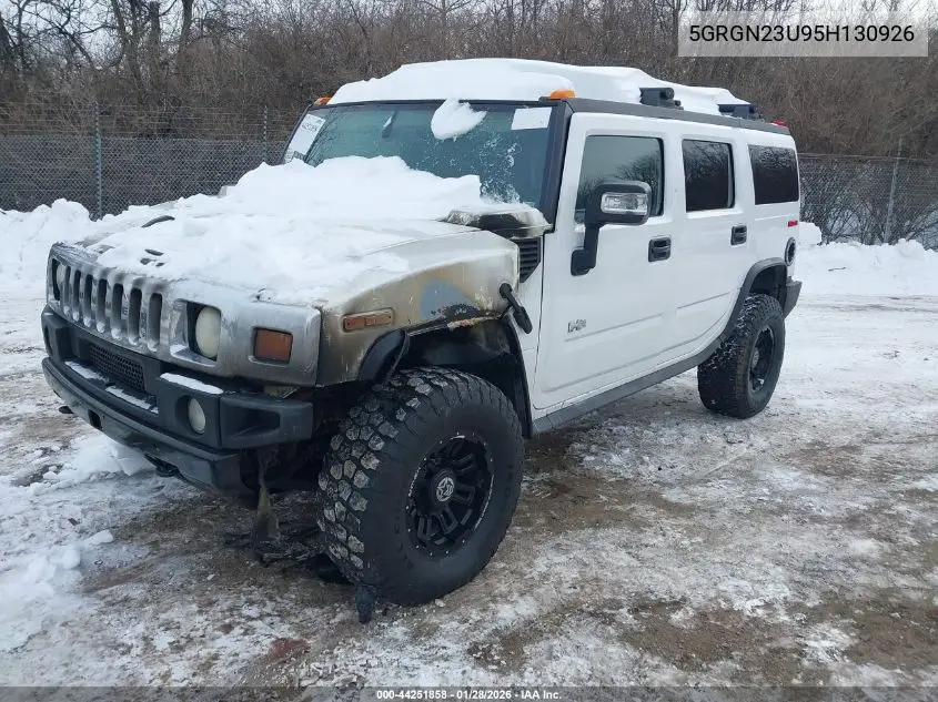2005 Hummer H2 Suv VIN: 5GRGN23U95H130926 Lot: 44251858
