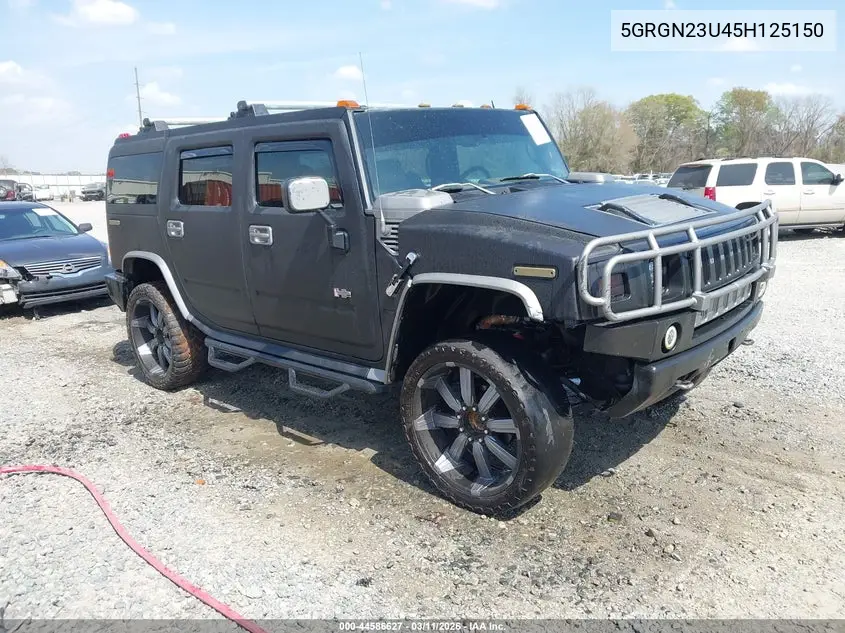 2005 Hummer H2 Suv VIN: 5GRGN23U45H125150 Lot: 44586627