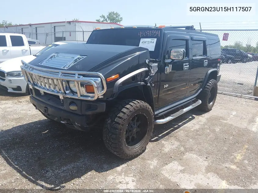 2005 Hummer H2 Suv VIN: 5GRGN23U15H117507 Lot: 45072354