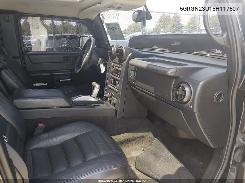 2005 Hummer H2 Suv VIN: 5GRGN23U15H117507 Lot: 45072354