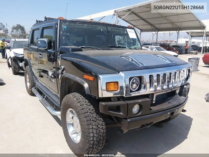 2005 Hummer H2 Sut VIN: 5GRGN22U15H128668 Lot: 45462210