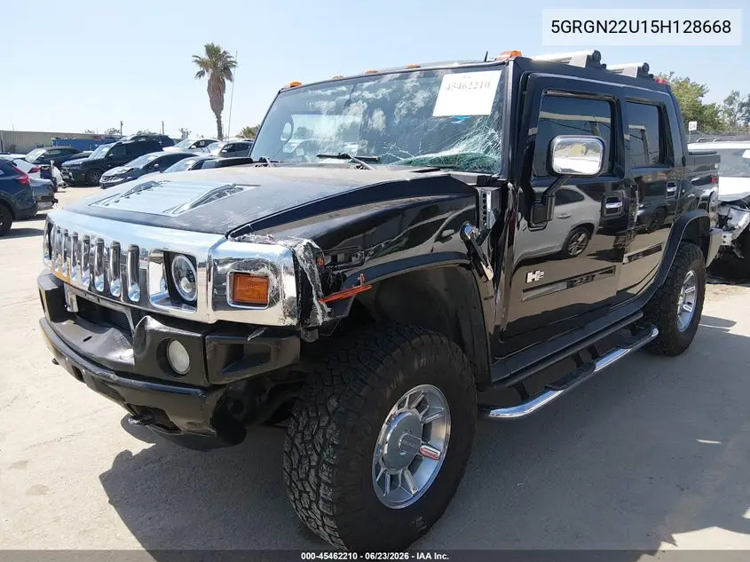 2005 Hummer H2 Sut VIN: 5GRGN22U15H128668 Lot: 45462210