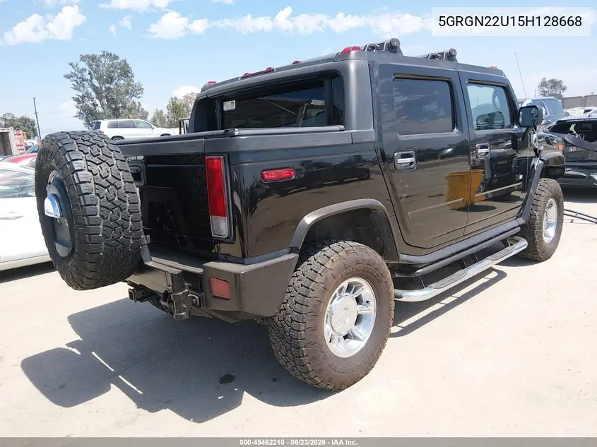 2005 Hummer H2 Sut VIN: 5GRGN22U15H128668 Lot: 45462210