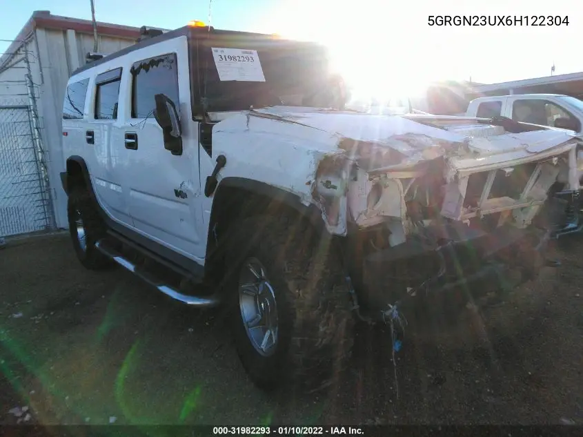 2006 Hummer H2 Suv VIN: 5GRGN23UX6H122304 Lot: 31982293