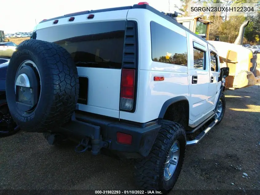 2006 Hummer H2 Suv VIN: 5GRGN23UX6H122304 Lot: 31982293