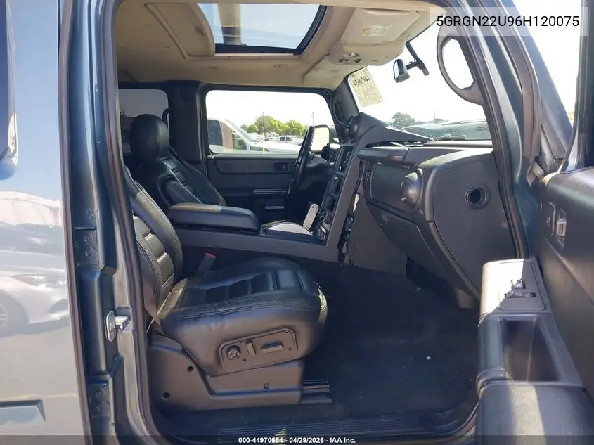 2006 Hummer H2 Sut VIN: 5GRGN22U96H120075 Lot: 44970654