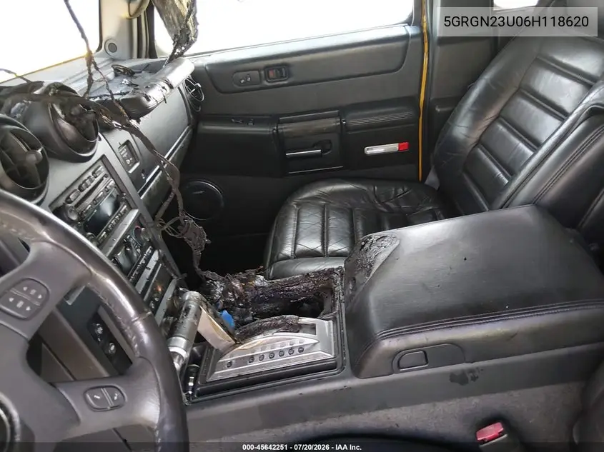 2006 Hummer H2 Suv VIN: 5GRGN23U06H118620 Lot: 45642251