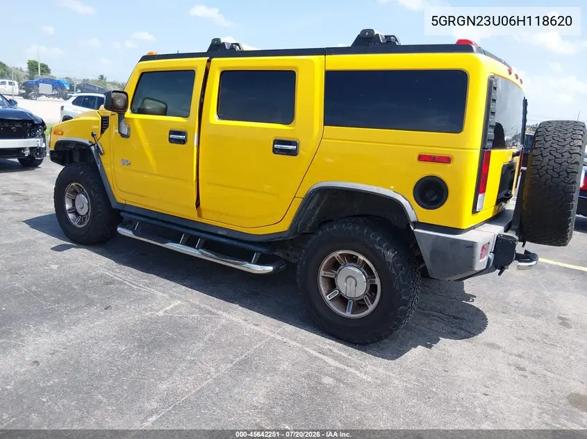 2006 Hummer H2 Suv VIN: 5GRGN23U06H118620 Lot: 45642251