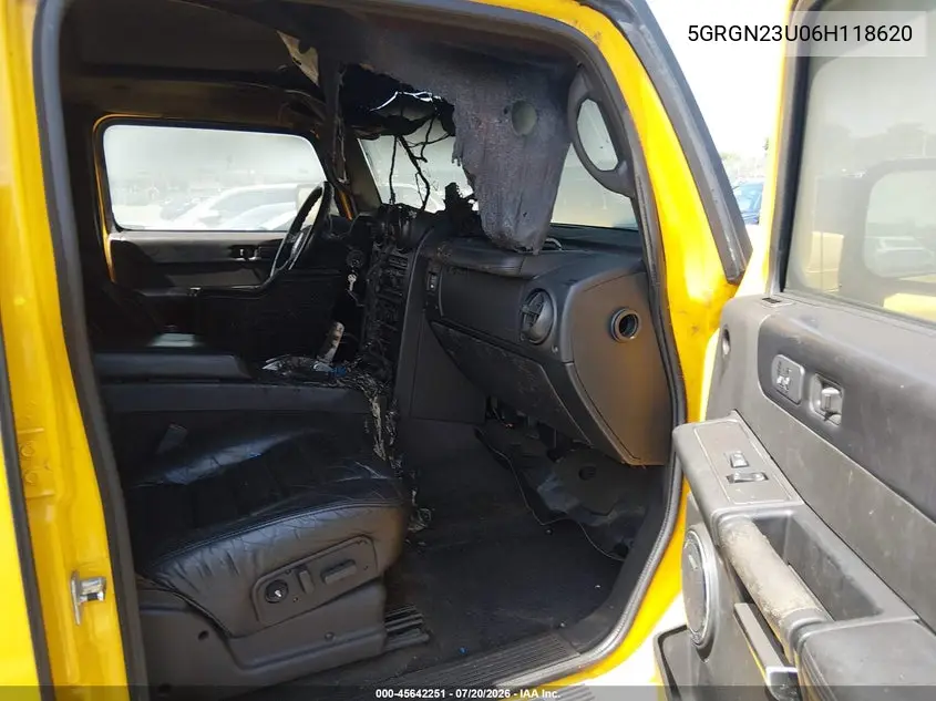 2006 Hummer H2 Suv VIN: 5GRGN23U06H118620 Lot: 45642251