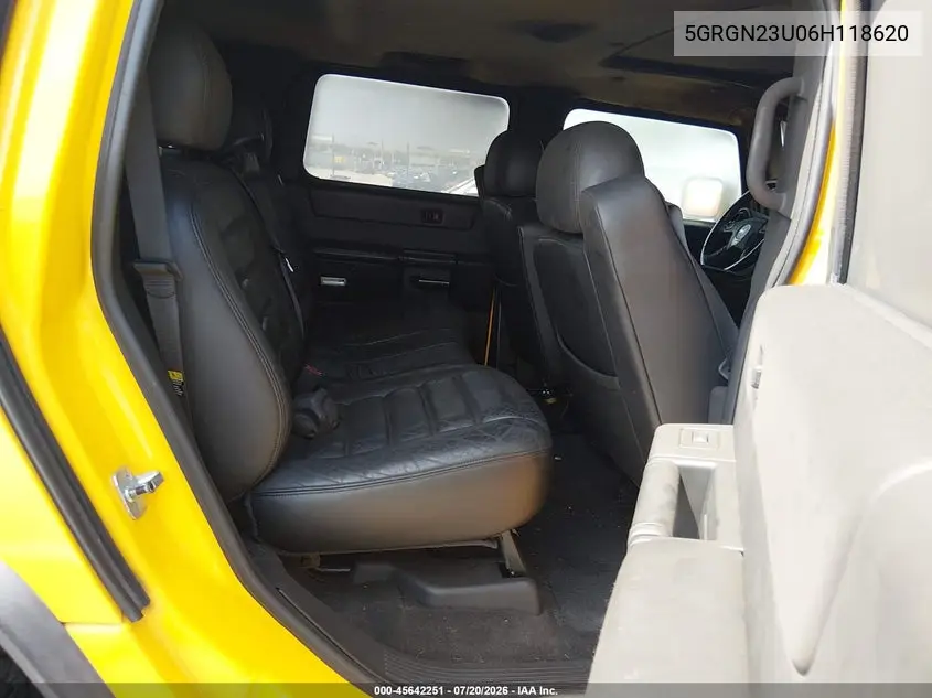 2006 Hummer H2 Suv VIN: 5GRGN23U06H118620 Lot: 45642251