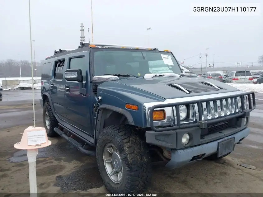 2007 Hummer H2 Suv VIN: 5GRGN23U07H110177 Lot: 44384297