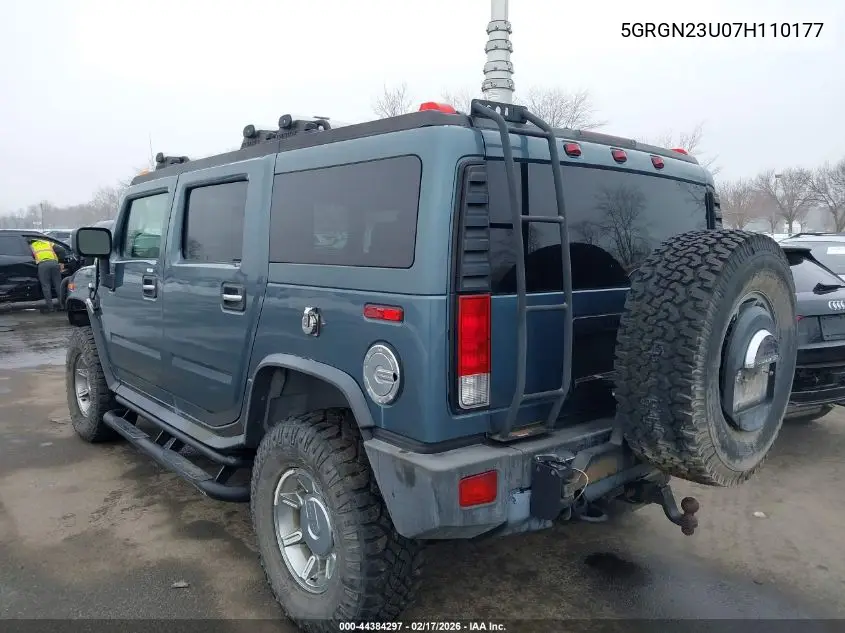 2007 Hummer H2 Suv VIN: 5GRGN23U07H110177 Lot: 44384297