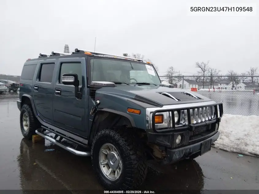 2007 Hummer H2 Suv VIN: 5GRGN23U47H109548 Lot: 44384505
