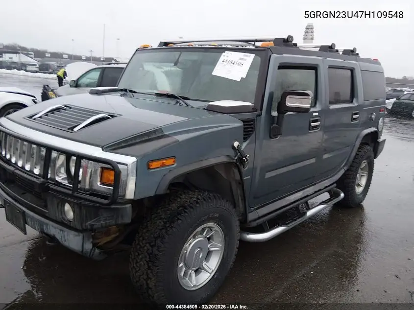 2007 Hummer H2 Suv VIN: 5GRGN23U47H109548 Lot: 44384505