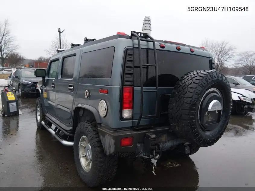 2007 Hummer H2 Suv VIN: 5GRGN23U47H109548 Lot: 44384505