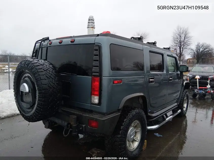 2007 Hummer H2 Suv VIN: 5GRGN23U47H109548 Lot: 44384505