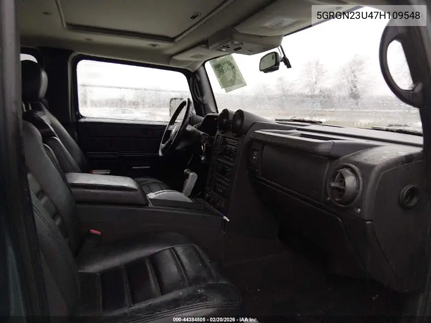 2007 Hummer H2 Suv VIN: 5GRGN23U47H109548 Lot: 44384505
