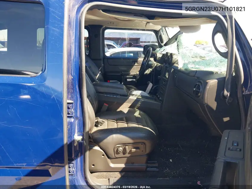 2007 Hummer H2 Suv VIN: 5GRGN23U07H101821 Lot: 44624375