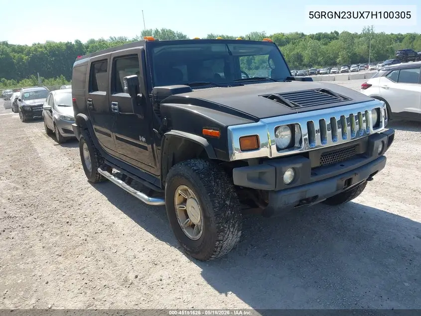 2007 Hummer H2 Suv VIN: 5GRGN23UX7H100305 Lot: 45151626
