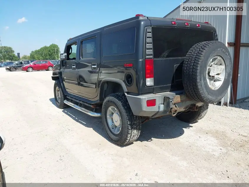 2007 Hummer H2 Suv VIN: 5GRGN23UX7H100305 Lot: 45151626