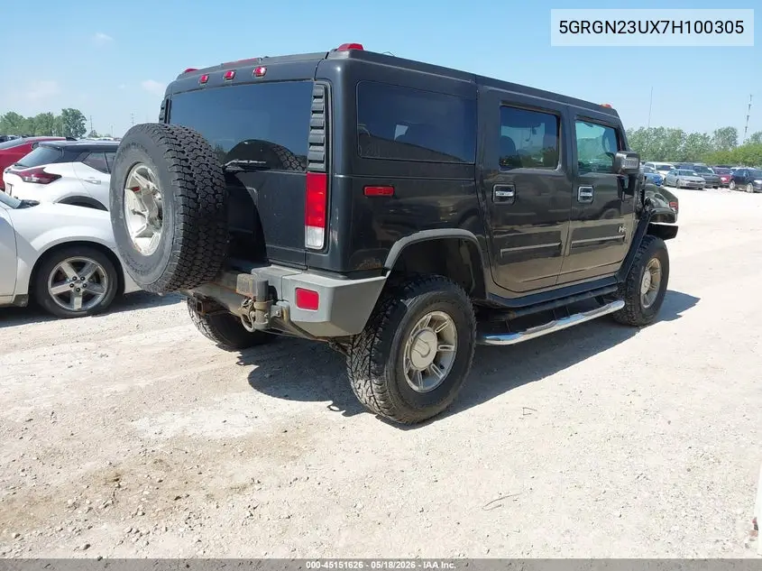 2007 Hummer H2 Suv VIN: 5GRGN23UX7H100305 Lot: 45151626