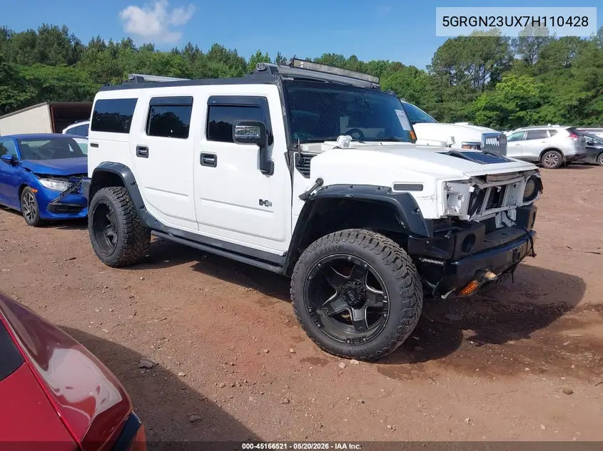 2007 Hummer H2 Suv VIN: 5GRGN23UX7H110428 Lot: 45166521