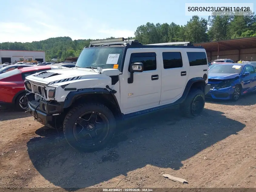 2007 Hummer H2 Suv VIN: 5GRGN23UX7H110428 Lot: 45166521