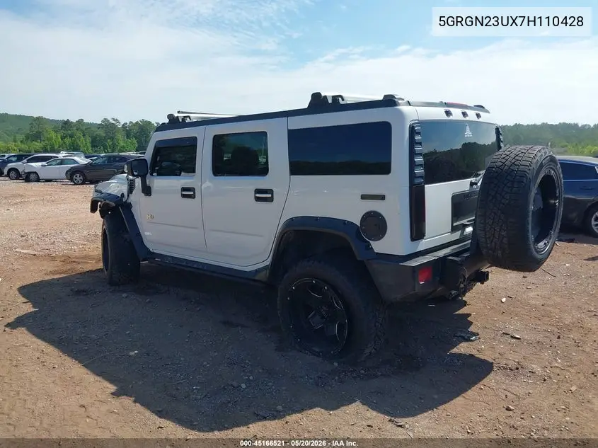 2007 Hummer H2 Suv VIN: 5GRGN23UX7H110428 Lot: 45166521