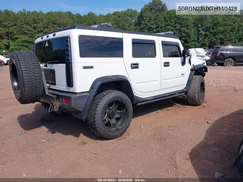 2007 Hummer H2 Suv VIN: 5GRGN23UX7H110428 Lot: 45166521