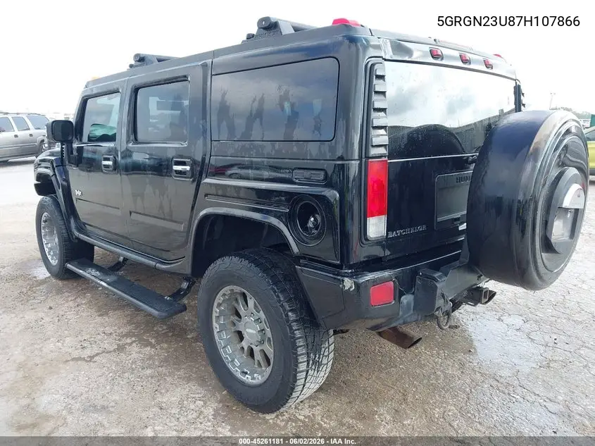 2007 Hummer H2 Suv VIN: 5GRGN23U87H107866 Lot: 45261181