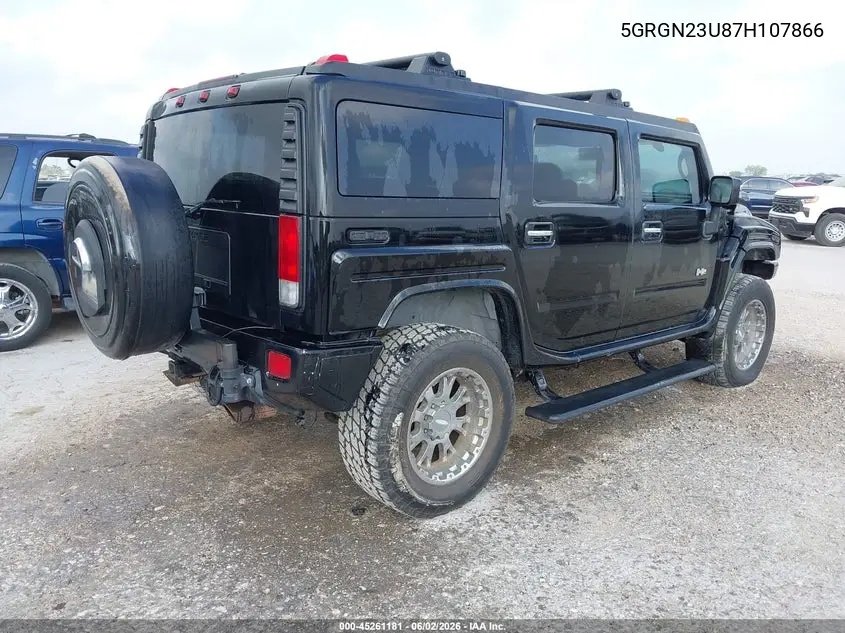2007 Hummer H2 Suv VIN: 5GRGN23U87H107866 Lot: 45261181