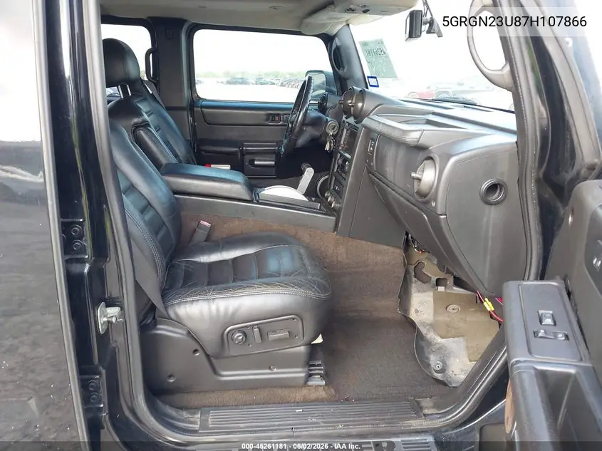 2007 Hummer H2 Suv VIN: 5GRGN23U87H107866 Lot: 45261181
