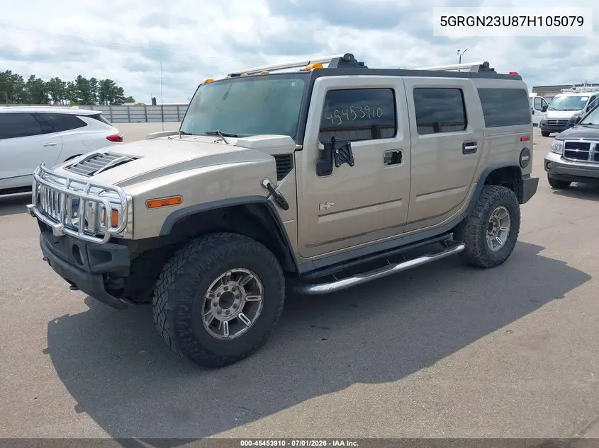 2007 Hummer H2 Suv VIN: 5GRGN23U87H105079 Lot: 45453910