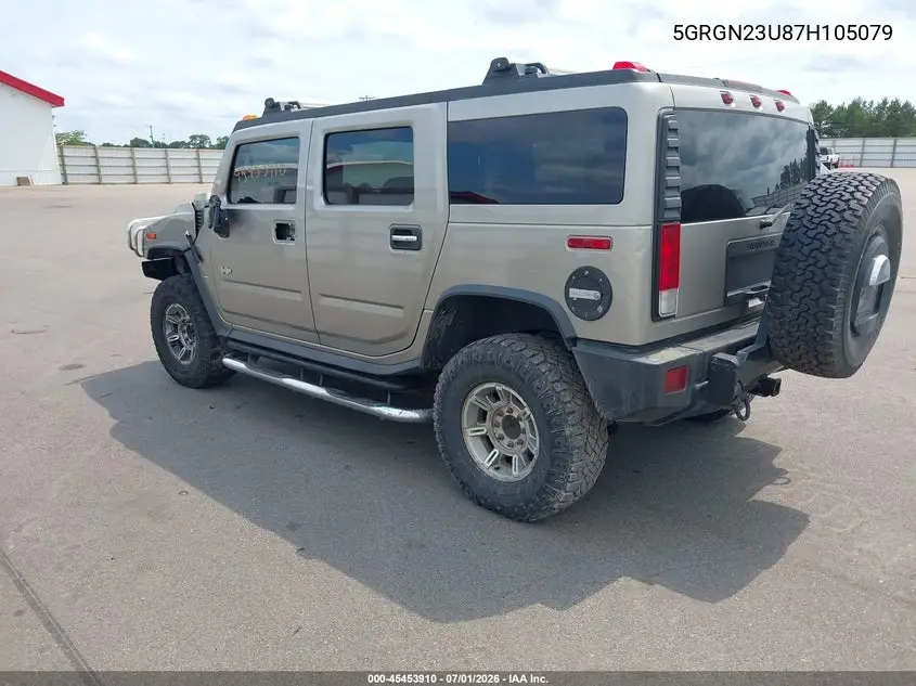 2007 Hummer H2 Suv VIN: 5GRGN23U87H105079 Lot: 45453910
