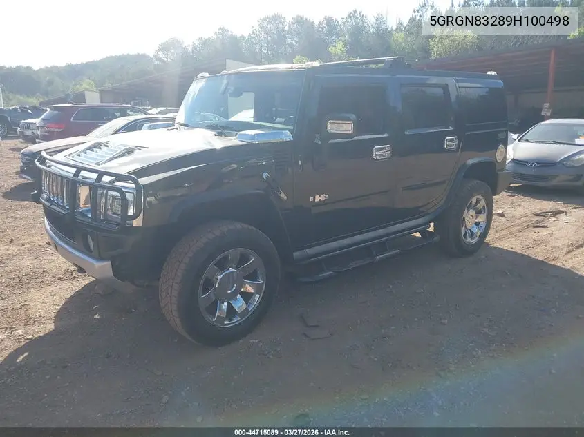 2009 Hummer H2 Suv VIN: 5GRGN83289H100498 Lot: 44715089