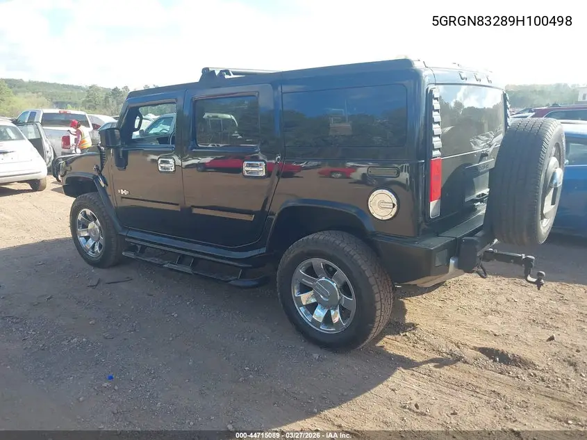 2009 Hummer H2 Suv VIN: 5GRGN83289H100498 Lot: 44715089