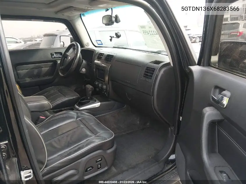 2006 Hummer H3 Suv VIN: 5GTDN136X68283566 Lot: 44222455