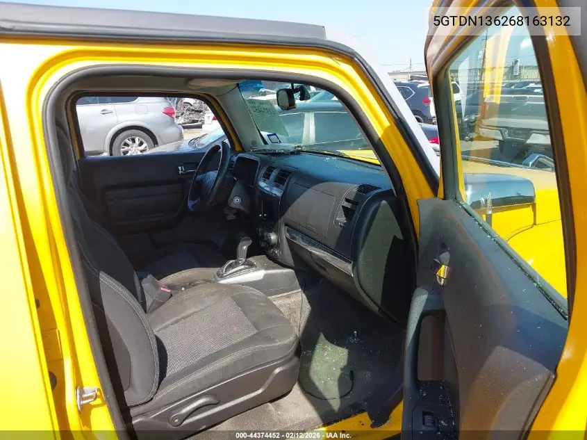 2006 Hummer H3 Suv VIN: 5GTDN136268163132 Lot: 44374452
