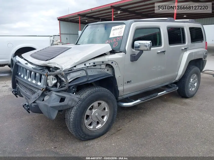 2006 Hummer H3 Suv VIN: 5GTDN136668127220 Lot: 44515757