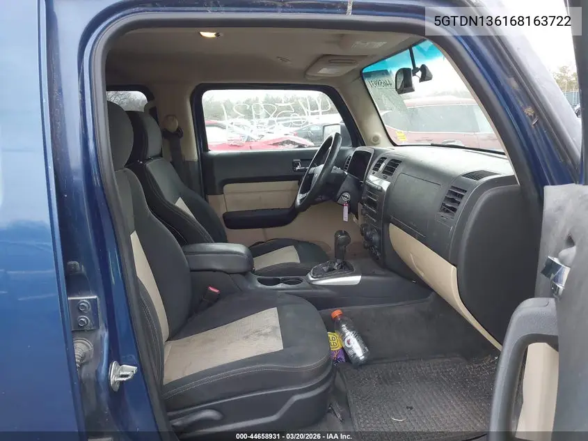 2006 Hummer H3 Suv VIN: 5GTDN136168163722 Lot: 44658931