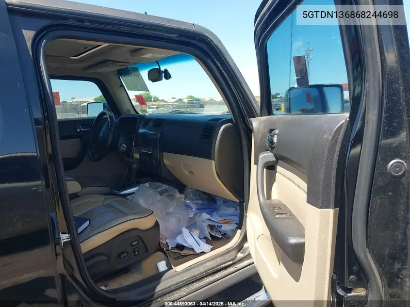 2006 Hummer H3 Suv VIN: 5GTDN136868244698 Lot: 44693063