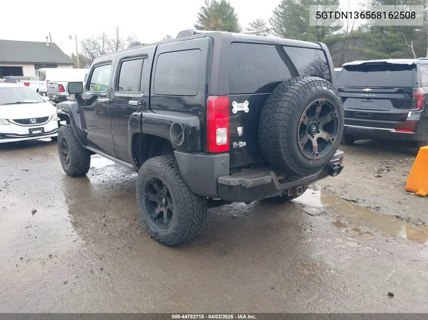 2006 Hummer H3 Suv VIN: 5GTDN136568162508 Lot: 44782716