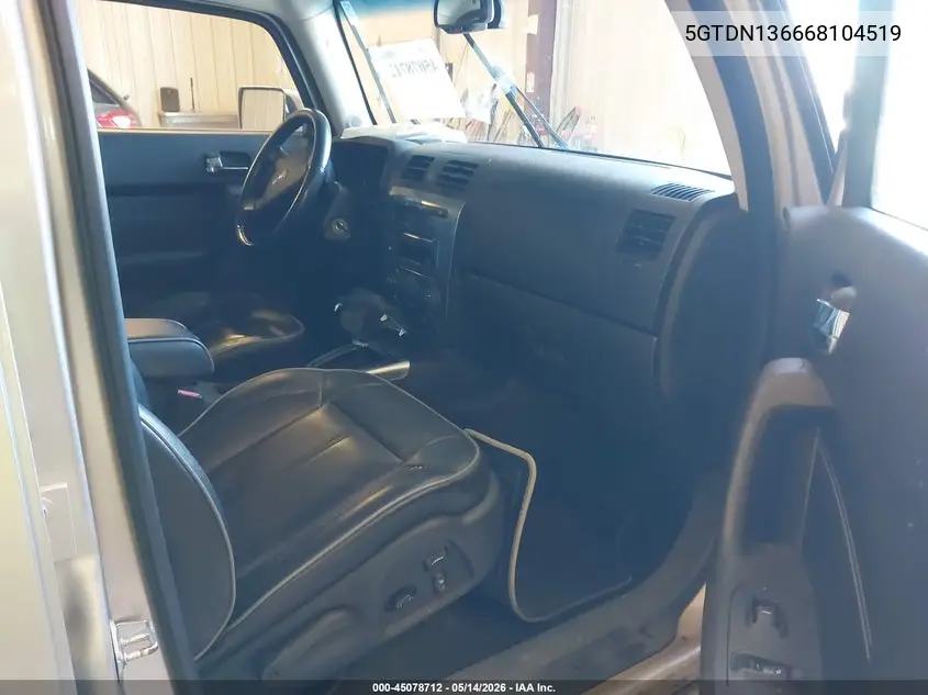 2006 Hummer H3 Suv VIN: 5GTDN136668104519 Lot: 45078712