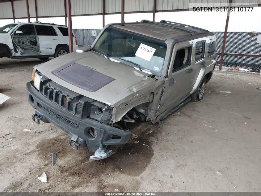 2006 Hummer H3 Suv VIN: 5GTDN136168110177 Lot: 45125841