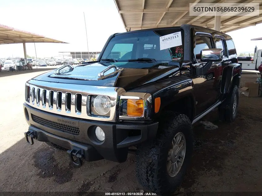 2006 Hummer H3 Suv VIN: 5GTDN136868239629 Lot: 45152113
