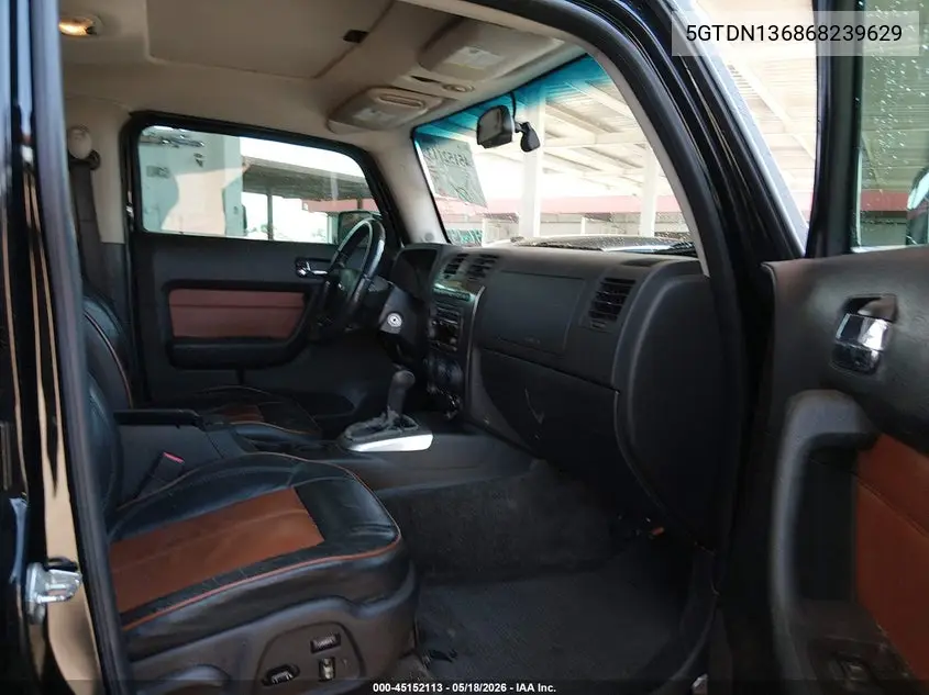 2006 Hummer H3 Suv VIN: 5GTDN136868239629 Lot: 45152113