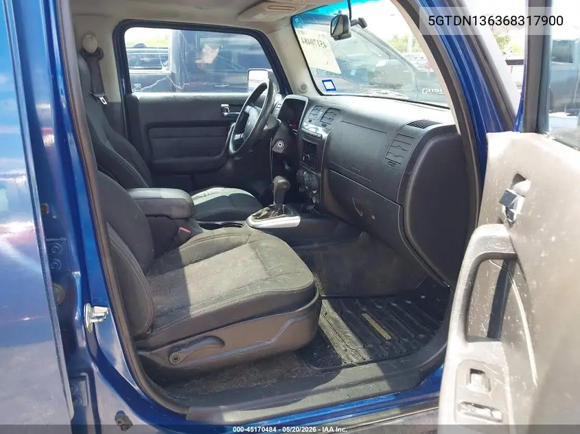 2006 Hummer H3 Suv VIN: 5GTDN136368317900 Lot: 45170484